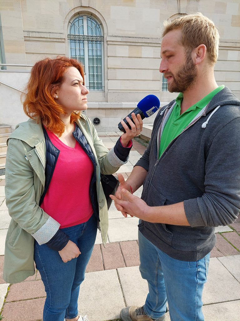 Bastien Lombard porte la voix de la profession au micro de France Bleu