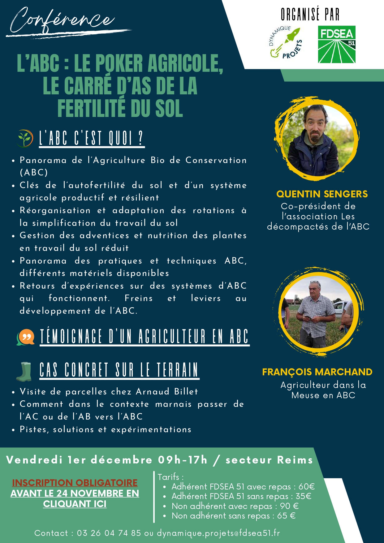 Conférence sur l'Agriculture Bio de Conservation