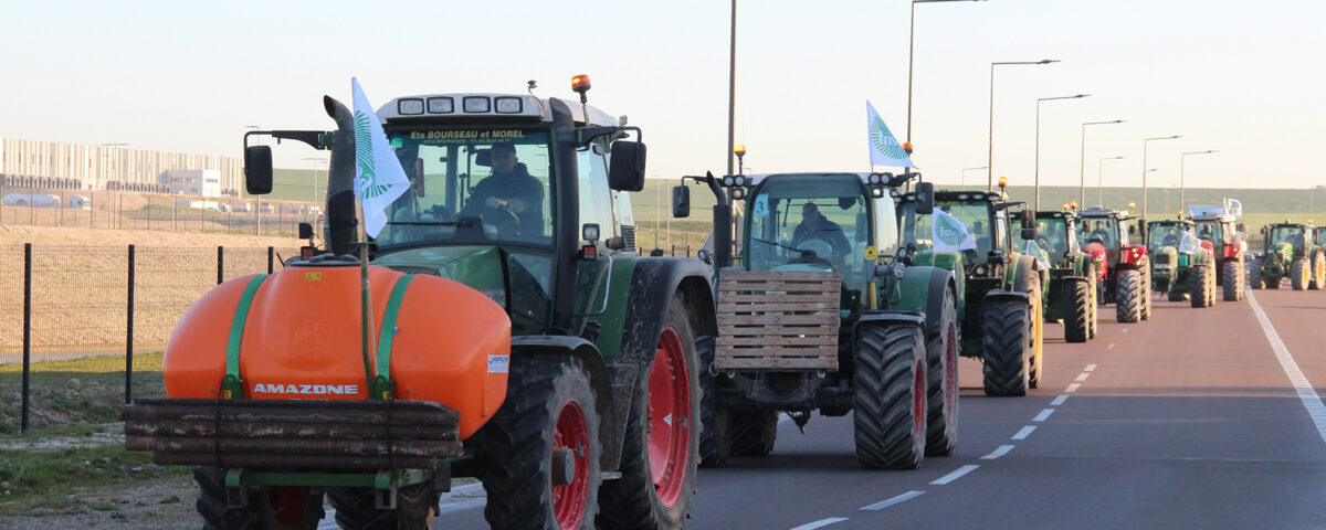 manifestation tracteurs opération escargot