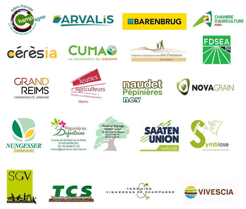 Cultive ta Biodiv - logos des partenaires